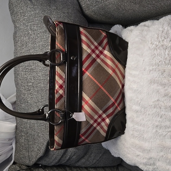 Burberry  Vintage Plaid Bag - Red, Brown, Cream - Picture 7 of 7